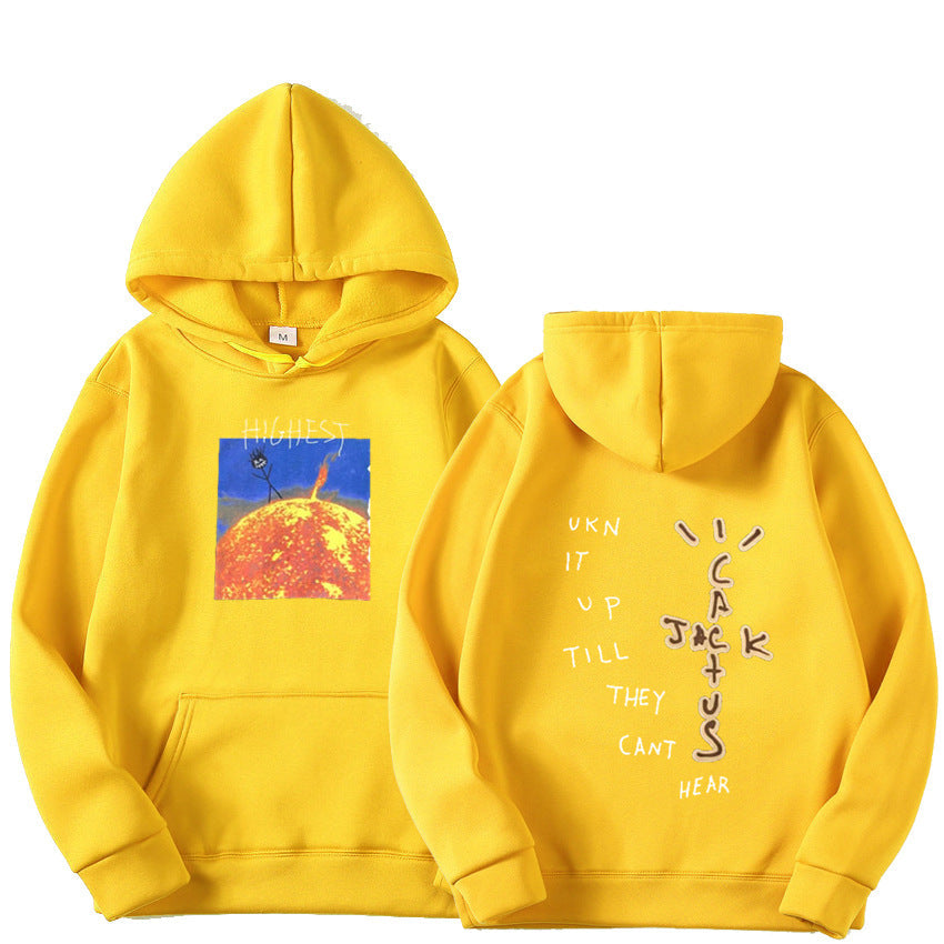 Travis scott cheap yellow hoodie