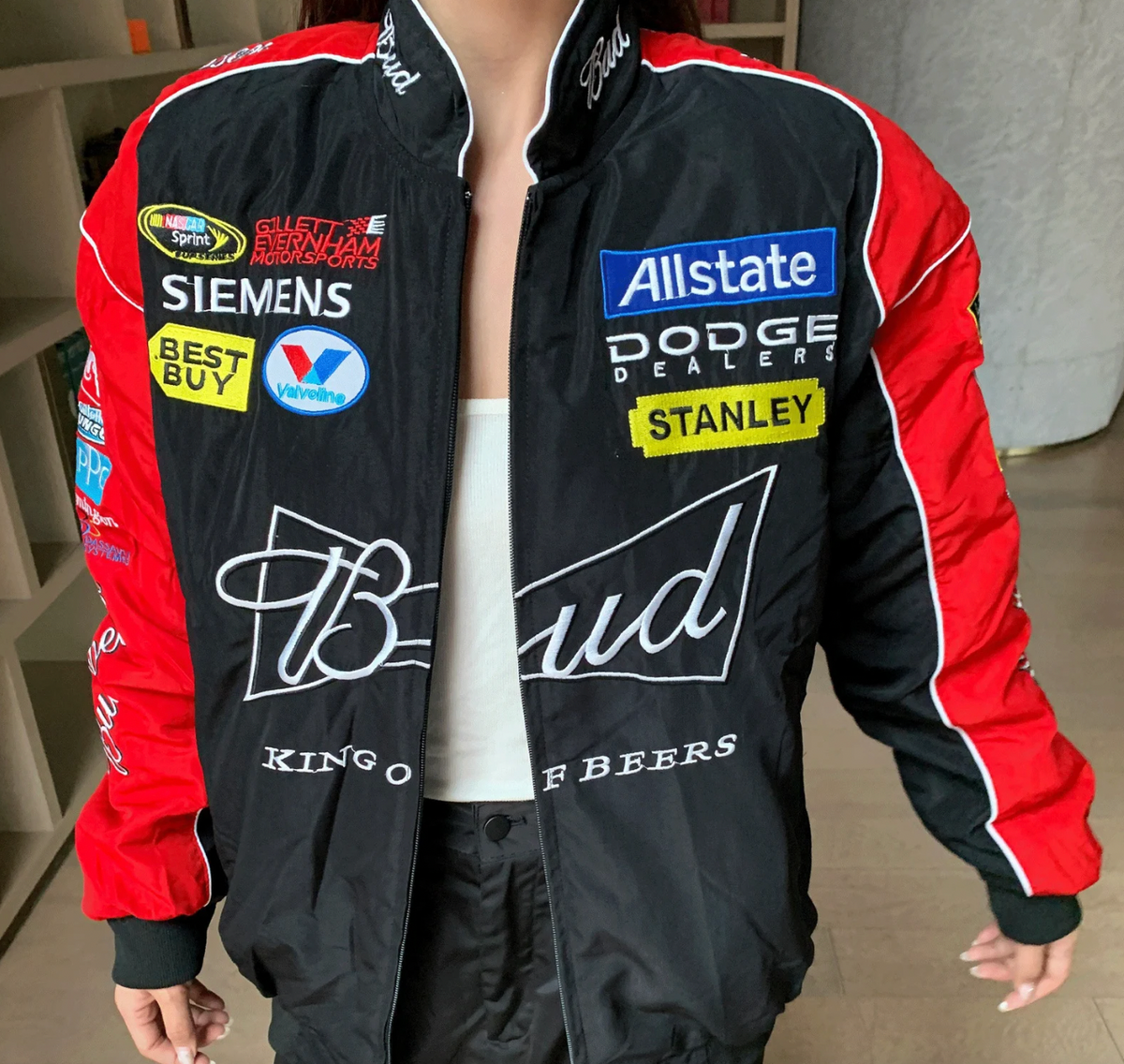 Budweiser Jacket (Negro)