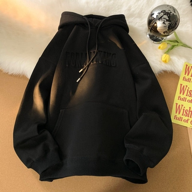 Winter Letter Thicken Hoodie