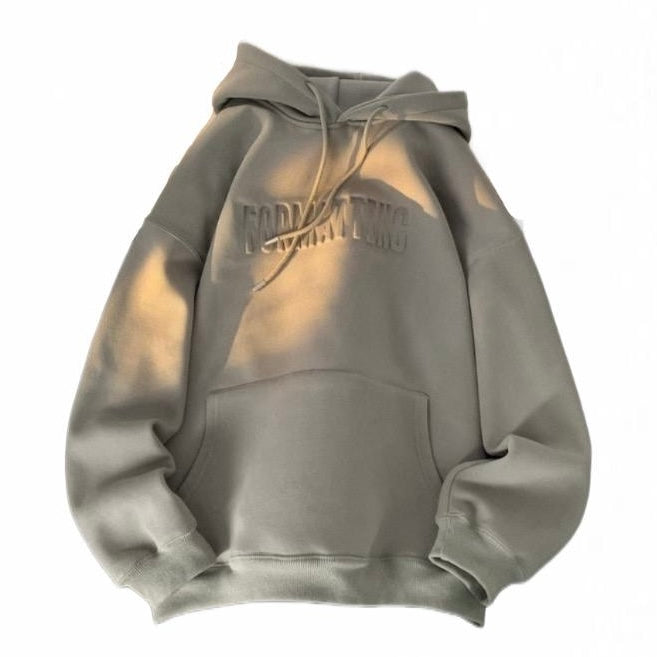 Winter Letter Thicken Hoodie