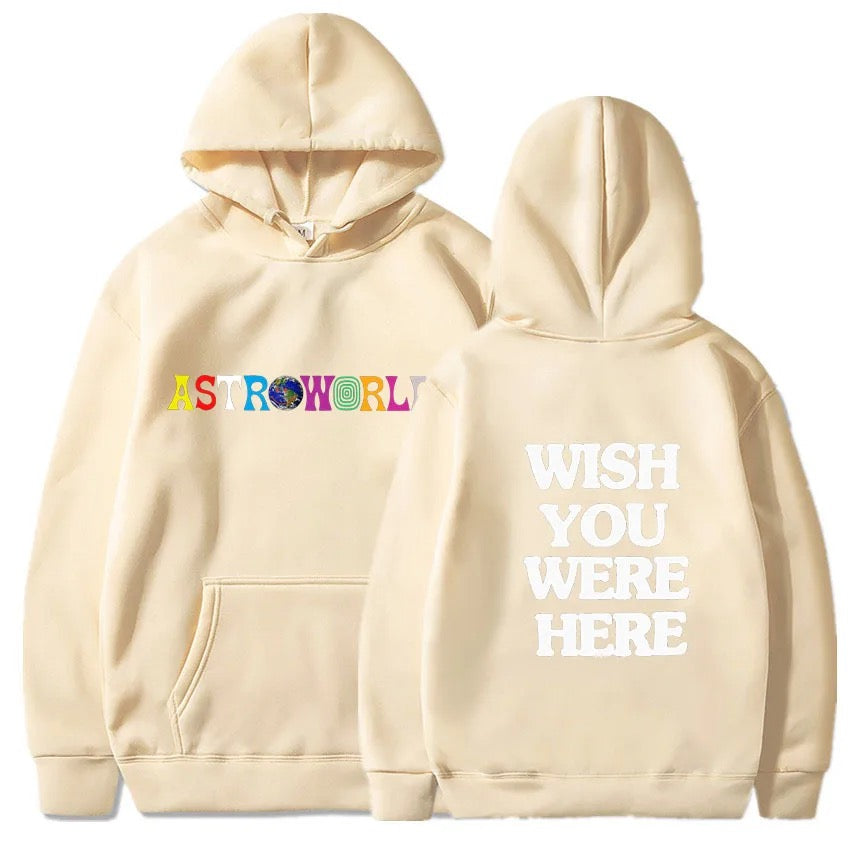 Pink hotsell astroworld hoodie