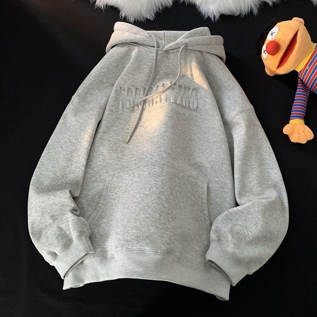 Winter Letter Thicken Hoodie