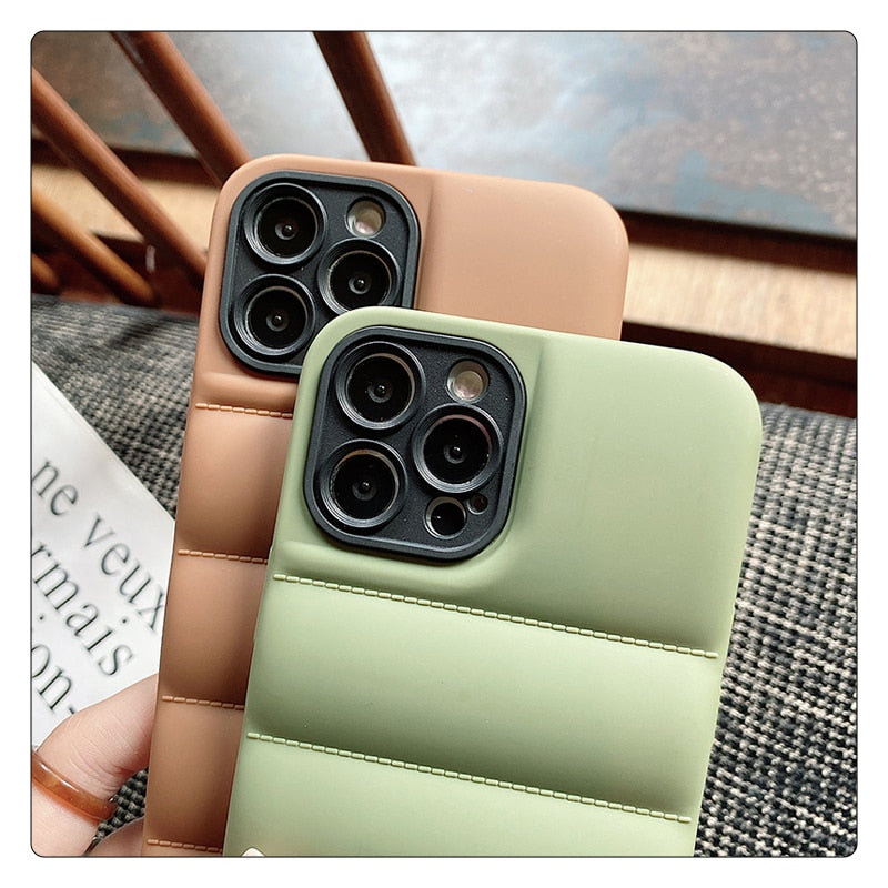 Jacket Puffer Bumper Matte Phone Case