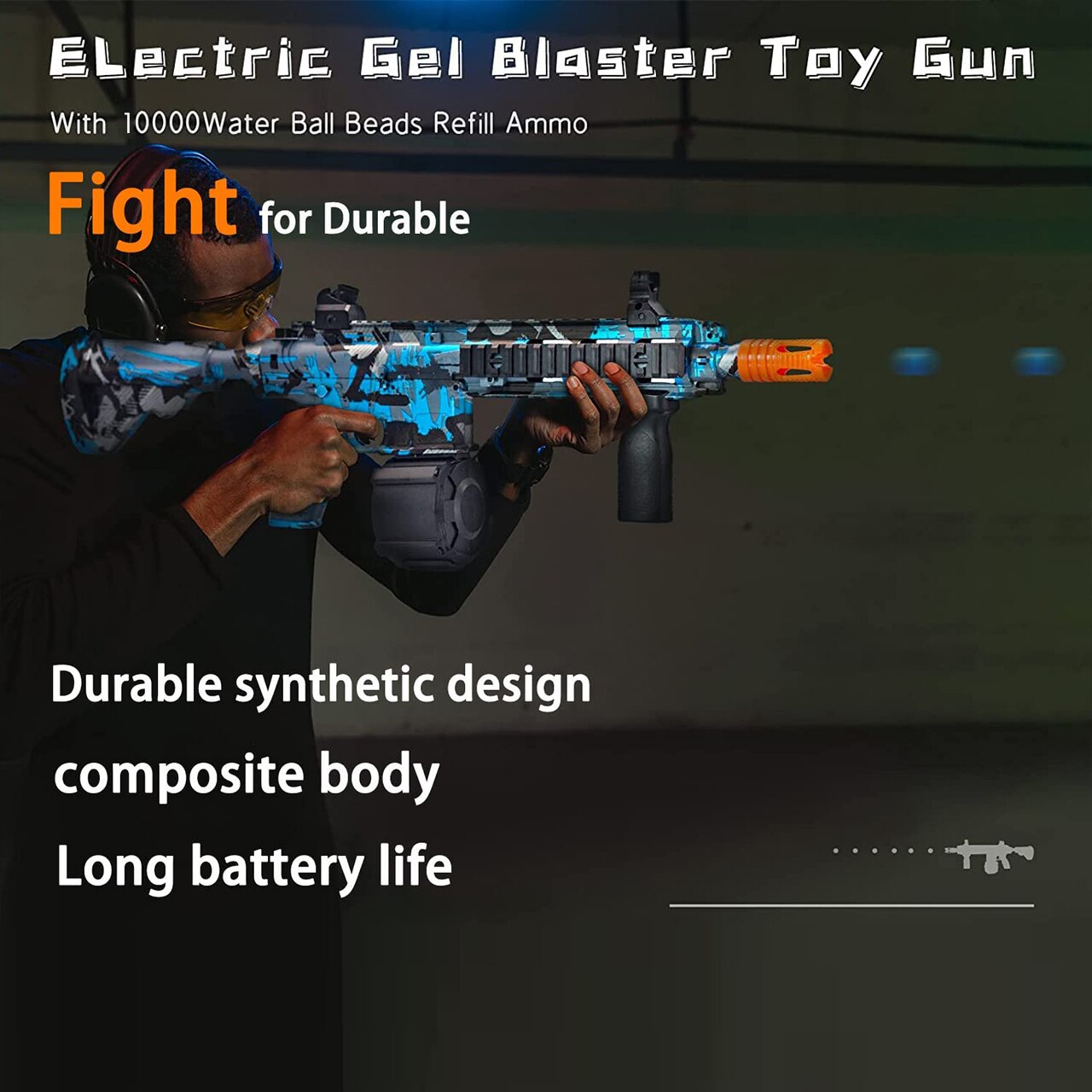 New M416 Manual Electric Splatter Gun