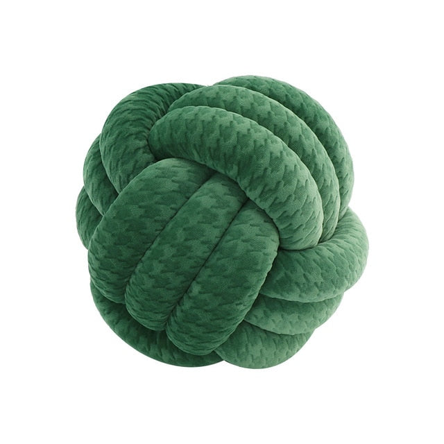 Hand Knot Cotton Pillow